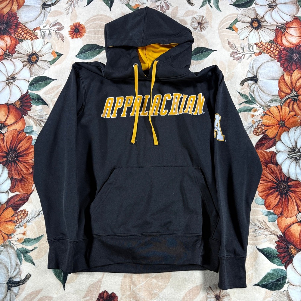Appalachian State Mountaineers Hoodie Mens Black Size Small Stadium Athletics